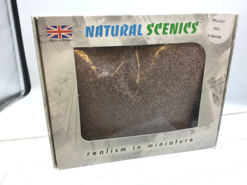 Natural Scenics RB-7R-L O Gauge Graded Ballast - Red