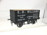 Dapol 7F-073-005 O Gauge 7 Plank Wagon ED Williams, Hollybush, Newport 242