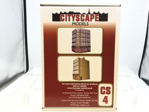 Cityscape Models CS4 OO Gauge Pub and Flats Card Kit