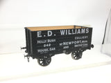 Dapol 7F-073-005 O Gauge 7 Plank Wagon ED Williams, Hollybush, Newport 242
