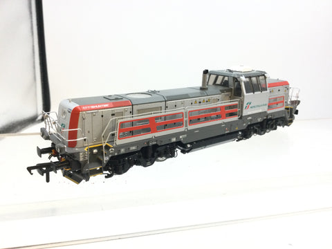 Rivarossi HR2900 HO Gauge Mercitalia Rail 1000 Silver/Red Diesel Loco (DCC FITTED)
