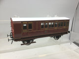 Dapol 7P-020-500 O Gauge Stroudley Mahogany Brake 3rd Coach 1031