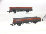 Hornby R248 OO Gauge BR OAA Open Wagon Railfreight Livery 110264 x2,Hampshire Models 