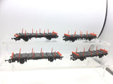 Hornby R6023/R225 OO Gauge BR SAA Steel Wagon 400044/400105 x4