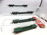 Triang R118 OO Gauge Bogie Well Wagon 41917 x4,Hampshire Models 