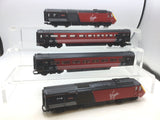 Hornby R2045 OO Gauge Virgin 4 Car HST Set 43063/43093/42090/42103 NEEDS ATTN (L1),Hampshire Models 