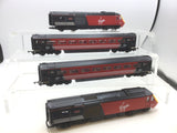 Hornby R2045 OO Gauge Virgin 4 Car HST Set 43063/43093/42090/42103 (L2)