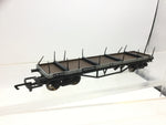 Hornby R6123A OO Gauge BR Bogie Bolster Wagon W107363