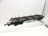 Hornby R6123A OO Gauge BR Bogie Bolster Wagon W107363