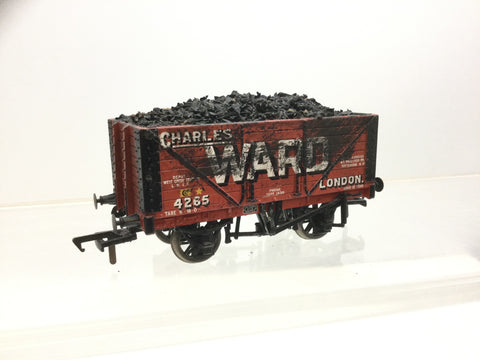 Bachmann 37-151 OO Gauge 8 Plank Wagon Charles Ward, London