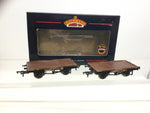 Bachmann 37-980 OO Gauge BR Conflat A Wagon Twin Pack