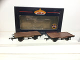 Bachmann 37-980 OO Gauge BR Conflat A Wagon Twin Pack