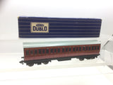 Hornby Dublo 32092 OO Gauge Maroon Suburban Coach 3 Rail,Hampshire Models 