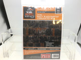 Scale Model Scenery TX104 OO Gauge Rusty Black Painted & Weathered Corrugated Iron Texture Sheet