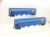 Bachmann 19139 HO Gauge 4 Bay Grain Hopper Alberta Heritage Fund ALNX 396400 x2
