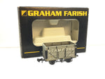 Graham Farish 377-202 N Gauge 8 Plank Wagon w Coke Rail Stamford (MISSING COUPLING)