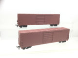 Bev-Bel HO Gauge Unpainted Box Car x2