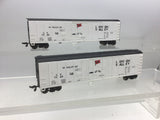 Bachmann 17927 HO Gauge 50' Steel Reefer Lehigh Valley LV7120 x2