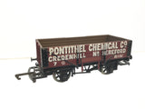 Hornby R6072 OO Gauge 5 Plank Wagon Pontithel Chemical Co 7