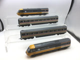 Hornby OO Gauge Intercity 125 HST Power & Dummy Car 43125/43126 & 2 Coaches