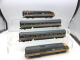 Hornby OO Gauge Intercity 125 HST Power & Dummy Car 43125/43126 & 2 Coaches