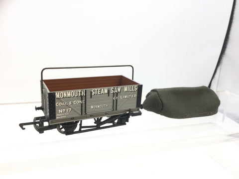 Hornby R6297A OO Gauge 7 Plank Sheet Rail Wagon Monmouth Steam 17
