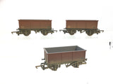 Hornby R6155 OO Gauge BR Stone Mineral Wagons Pack (3 Wagons)(L1)