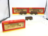 Hornby R6155 OO Gauge BR Stone Mineral Wagons Pack (3 Wagons)(L1)