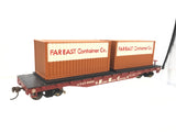 Bachmann 18911 HO Gauge ATSF Flat Wagon with Container Load