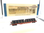 Bachmann 18914 HO Gauge ATSF Flat Wagon with Steel Beam Load