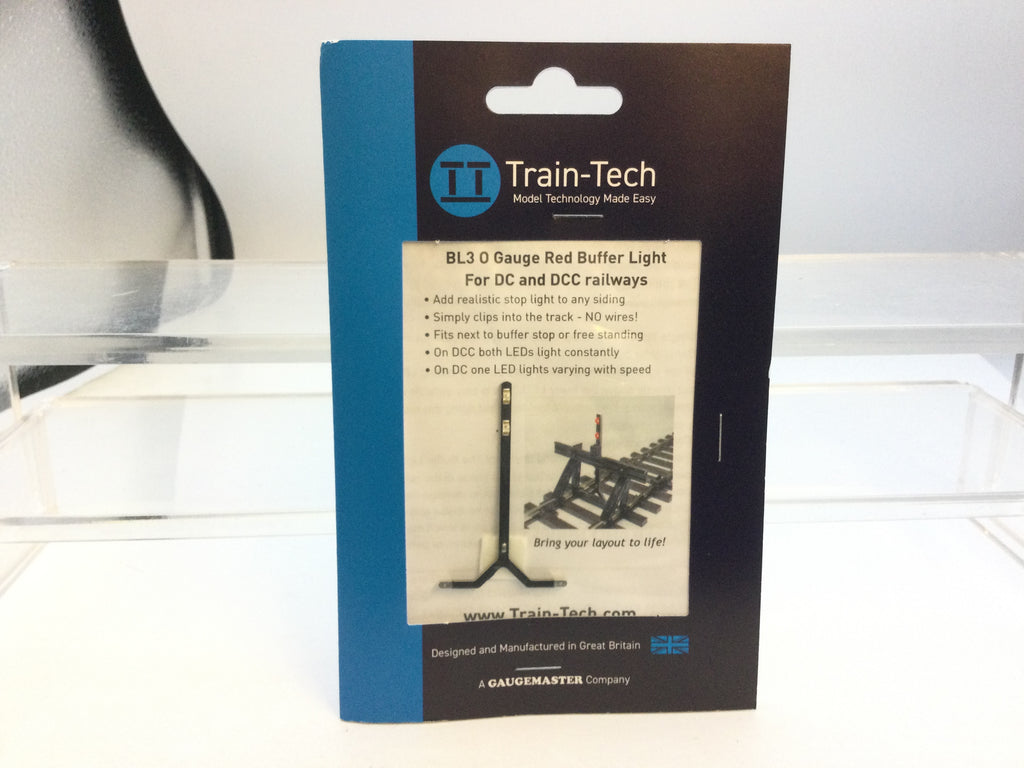 Red Buffer Train Train-Tech BL3 O Gauge Red Buffer Light