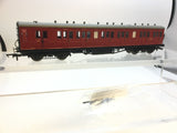 Hornby R4747A OO Gauge BR Maroon Maunsell Non-Corridor Brake 3rd Coach S2627S