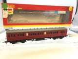 Hornby R4747A OO Gauge BR Maroon Maunsell Non-Corridor Brake 3rd Coach S2627S