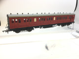 Hornby R4747 OO Gauge BR Maroon Maunsell Non-Corridor Brake 3rd Coach S2629S