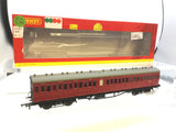 Hornby R4749A OO Gauge BR Maroon Non-Corridor 3rd Coach S283S