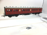 Hornby R4748A OO Gauge BR Maroon Non-Corridor Brake Composite Coach S6405S