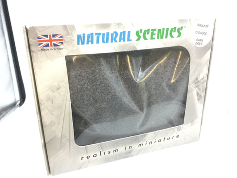 Natural Scenics RB-7DG-L O Gauge Graded Ballast - Dark Grey