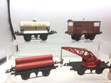 Job Lot of 4 Hornby Trains O Gauge Tinplate Wagons