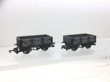 Hornby R6440 OO Gauge 4 Plank Wagon Bold Venture Lime Co x2