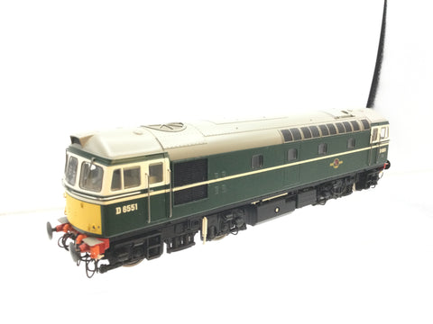 Heljan 3416 OO Gauge BR Green SYP Class 33 No D6551