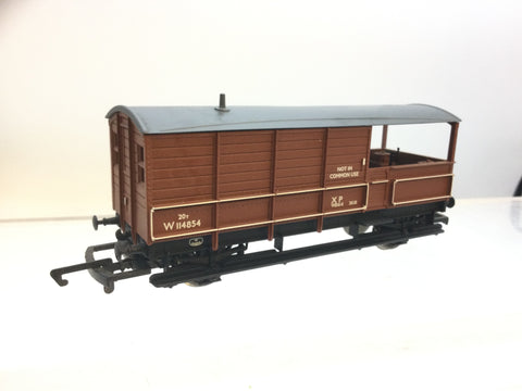 Hornby R6220 OO Gauge BR(GWR) 20t Brake Van W114854