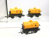 Triang R211 OO Gauge Shell Lubricating Oils Tank Wagon x3