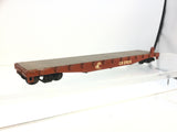 HO Gauge Bogie Flat Car Conrail CR21105 (REPAINT)