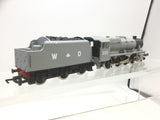 Hornby R2043 OO Gauge War Department Grey Class 8F No 300 (NEEDS ATTN)