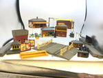 Job Lot of Triang OO Gauge Stations/Signal Box/Huts/Level Crossing etc