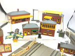 Job Lot of Triang OO Gauge Stations/Signal Box/Huts/Level Crossing etc
