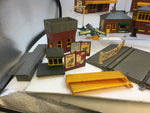 Job Lot of Triang OO Gauge Stations/Signal Box/Huts/Level Crossing etc