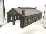 Bachmann 44-0157R OO Gauge Two Road Engine Shed (Red)