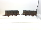 Dapol 4F-038-002 OO Gauge 20t Steel Mineral Wagon Emlyn Weathered x2 (RENUMBERED)