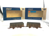 Dapol 4F-038-002 OO Gauge 20t Steel Mineral Wagon Emlyn Weathered x2 (RENUMBERED)